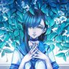 Girl In Blue Anime Diamond Paintings