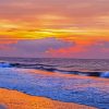 Golden Sunrise Ocean Isle Beach Diamond Paintings