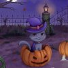 Halloween Cat Witch Diamond Paintings