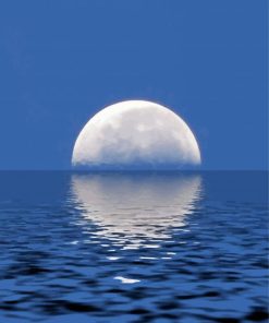 Moon Over Sea Art Diamond Paintings