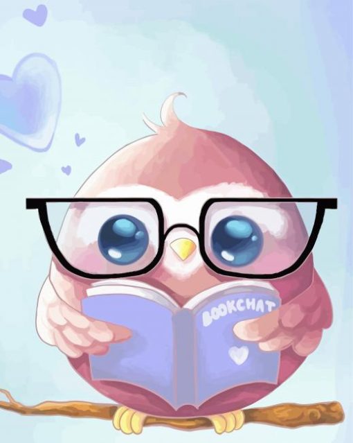 Nerd Adorable Owl Diamond Paintings