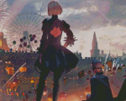 Nier Automata Diamond Paintings