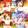 Non Non Biyori Characters Diamond Paintings