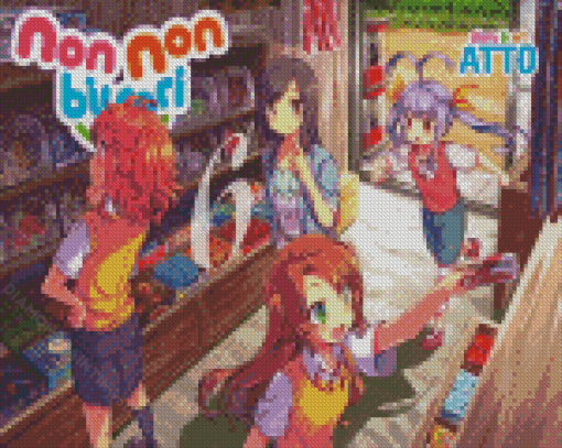 Non Non Biyori Poster Diamond Paintings