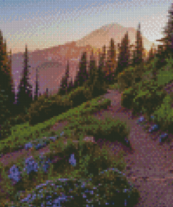 Pacific Crest Trail National Park Diamond Paintings