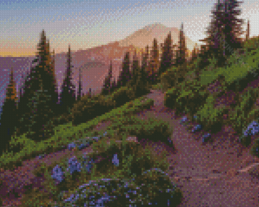 Pacific Crest Trail National Park Diamond Paintings