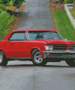 Red 1964 GTO Diamond Paintings