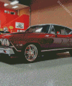 Red 68 Chevelle Diamond Paintings