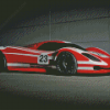 Red Porsche 917 Diamond Paintings