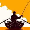 Rowing Silhouette Art Diamond Paintings