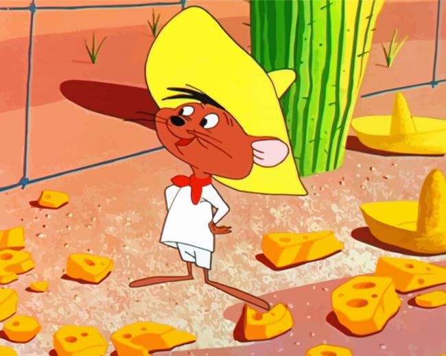 Speedy Gonzales Cartoon Diamond Paintings