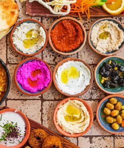 Turkish Village Breakfast Table Diamond Paintings