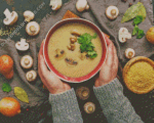 Winter Soup Diamond Paintings