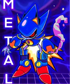 Aesthetic Metal Sonic Diamond Paintings