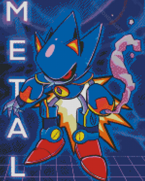 Aesthetic Metal Sonic Diamond Paintings