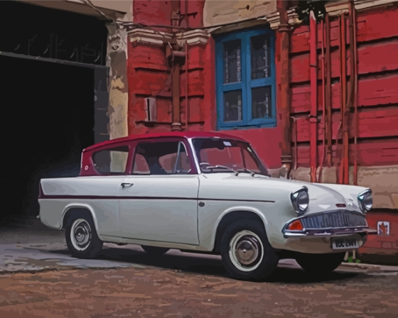 Aesthetic Ford Anglia Diamond Paintings