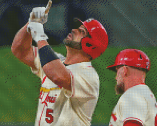 Albert Pujols Baseball Player Diamond Paintings