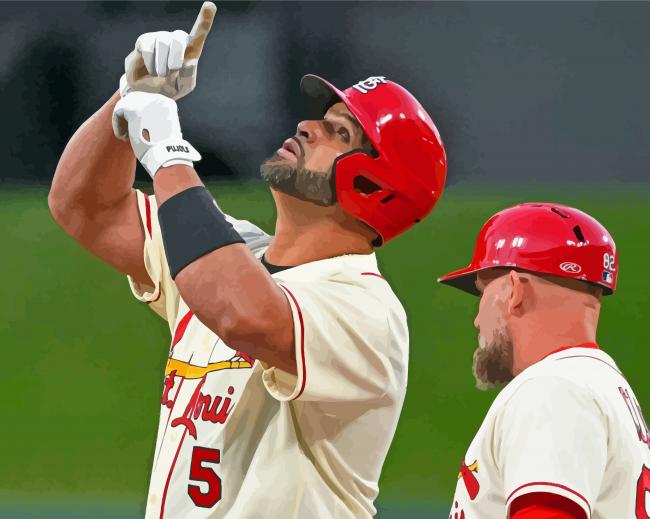 Albert Pujols Baseball Player Diamond Paintings