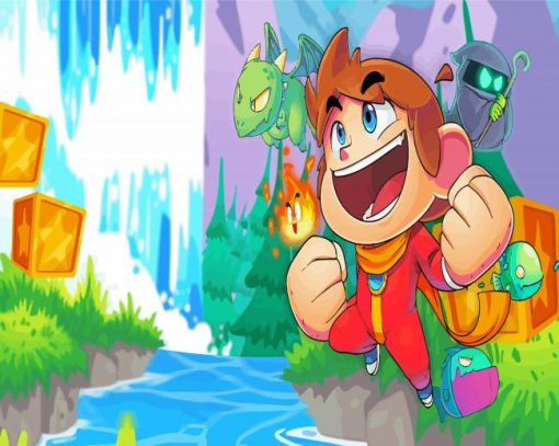 Alex Kidd Diamond Paintings