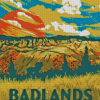 Badlands National Park Black Hills Poster Diamond Paintings