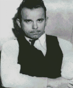 Black And White John Dillinger Diamond Paintings