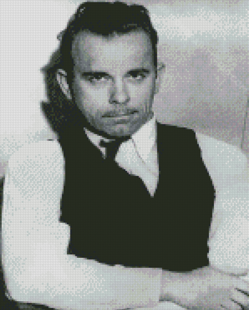 Black And White John Dillinger Diamond Paintings