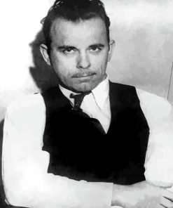 Black And White John Dillinger Diamond Paintings