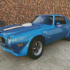 Blue Classic 1970 Firebird Diamond Paintings