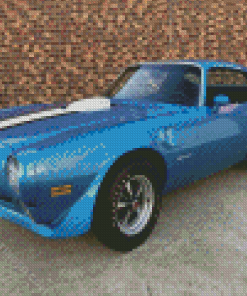 Blue Classic 1970 Firebird Diamond Paintings