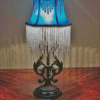 Blue Victorian Lampshade Diamond Paintings