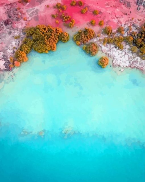 Broome Pink Seaside Diamond Paintings