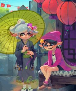 Callie And Marie Splatoon 3 Game Diamond Paintings