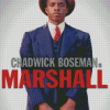 Chadwick Boseman Marshall Diamond Paintings