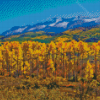 Colorado With Aspen Trees In Autumn Diamond Paintings