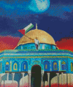 Dome Of The Rock Palestine Diamond Paintings