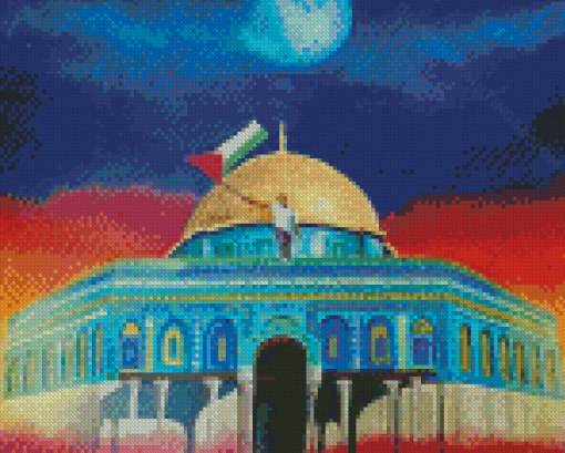 Dome Of The Rock Palestine Diamond Paintings