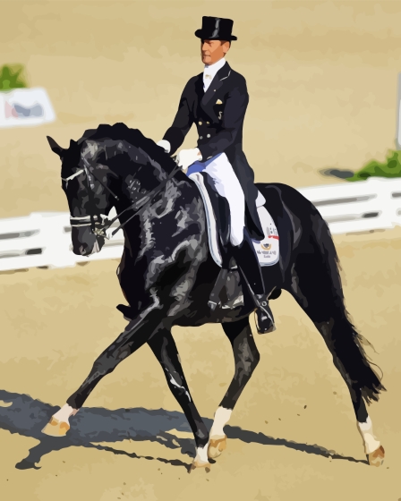 Dressage Horse Man Diamond Paintings