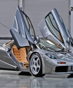 Grey McLaren F1 Car Diamond Paintings