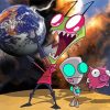 Invasor Zim Animation Diamond Paintings