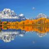 Jackson Lake Autumn Diamond Paintings