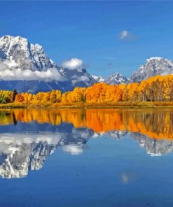 Jackson Lake Autumn Diamond Paintings