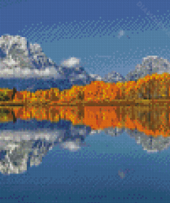 Jackson Lake Autumn Diamond Paintings