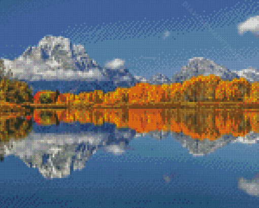 Jackson Lake Autumn Diamond Paintings