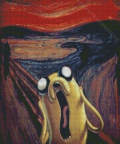 Jake The Dog Screaming Diamond Paintings