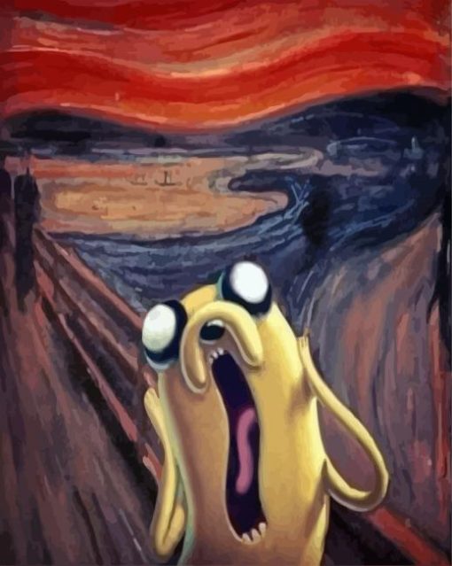 Jake The Dog Screaming Diamond Paintings