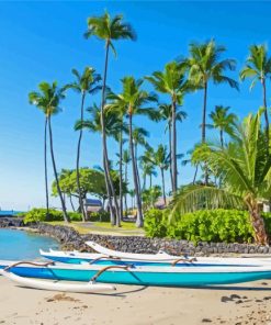 Kailua Kona Beautiful Beach Diamond Paintings