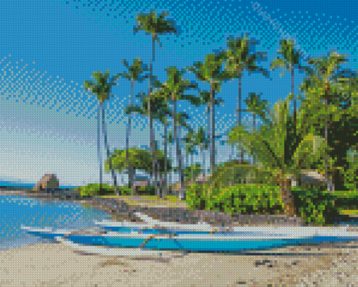 Kailua Kona Beautiful Beach Diamond Paintings