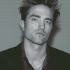 Monochrome Robert Pattinson Diamond Paintings