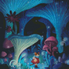 Mushroom Forest Diamond Paintings