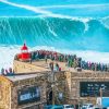 Nazare Giant Waves Portugal Diamond Paintings